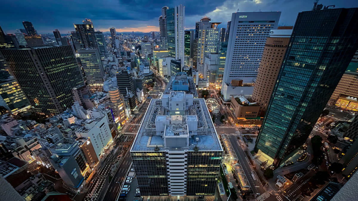 Osaka night view