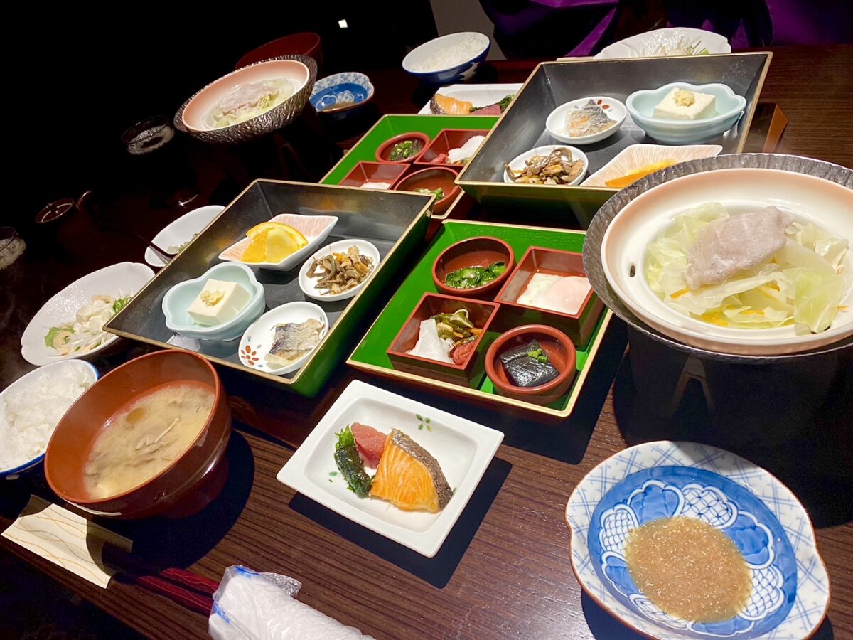 Ryokan dinner