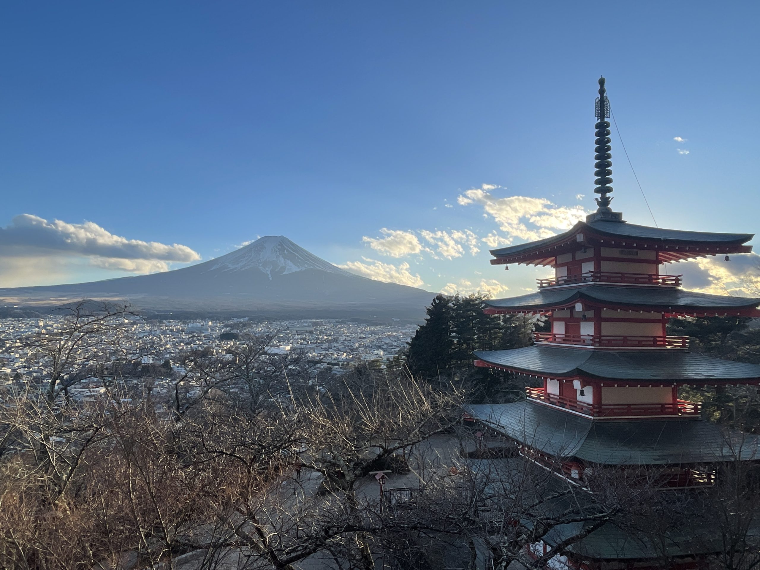 Arakura Fuji Sengen Shirine with Mt.Fuji