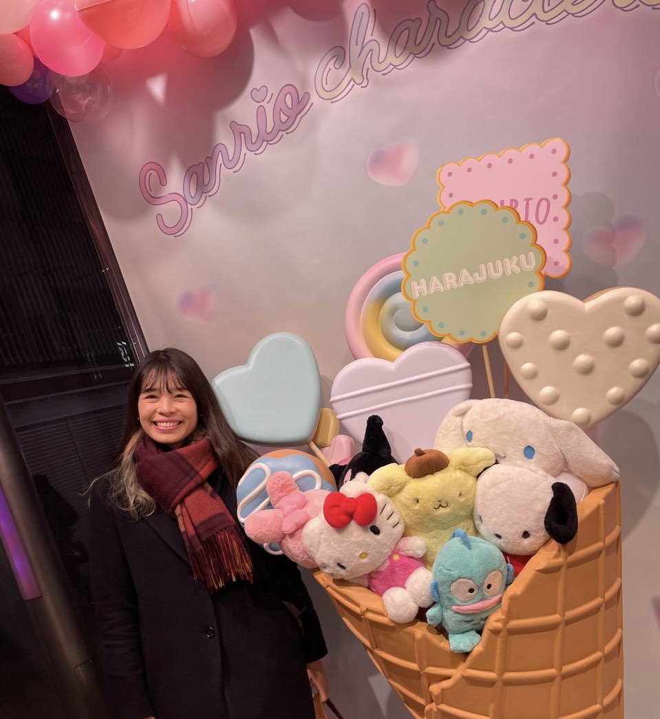 With sanrio in Harajuku