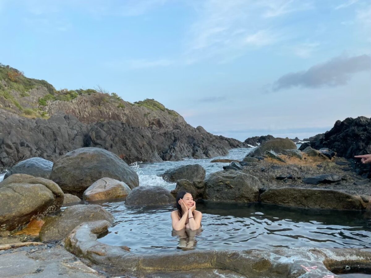 Hot spring in Yakushima