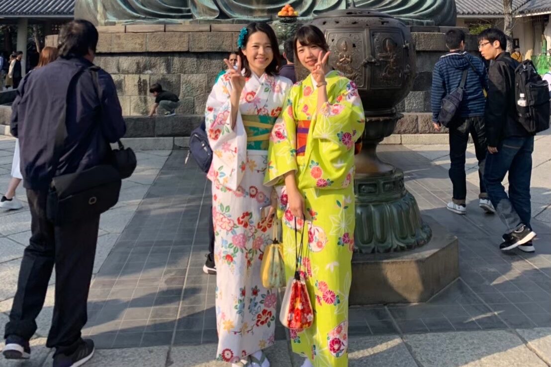 Kimono in Kamakura