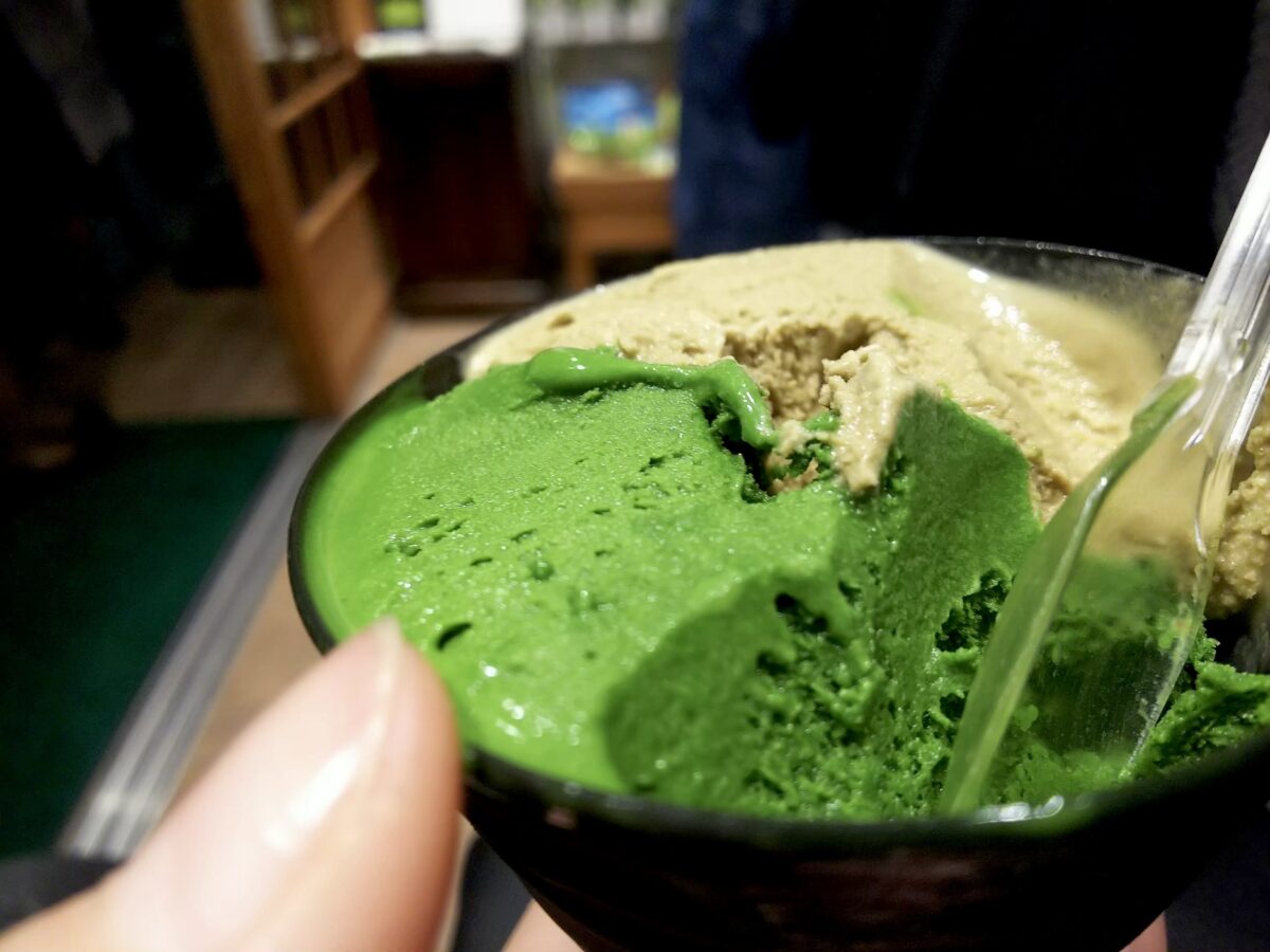 Matcha gelato