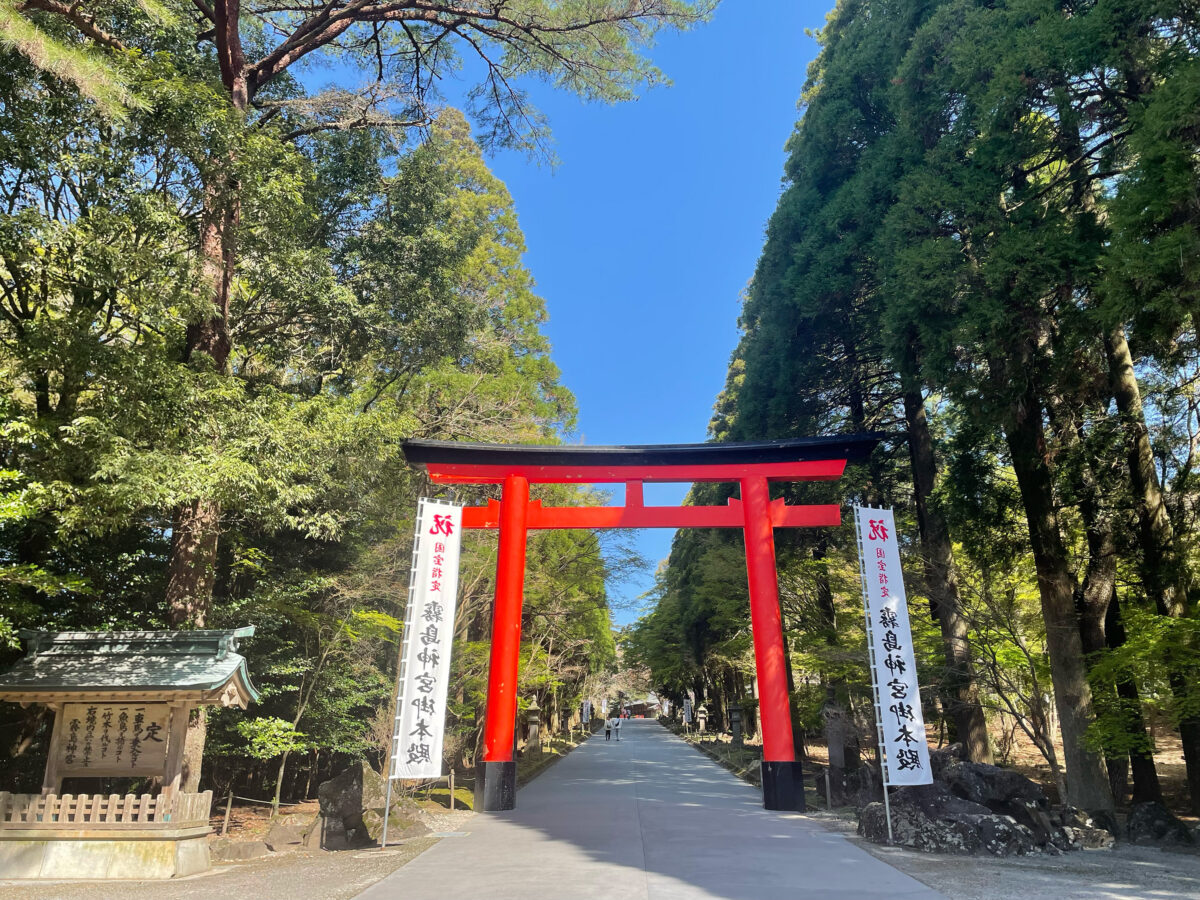 Tori at shrine