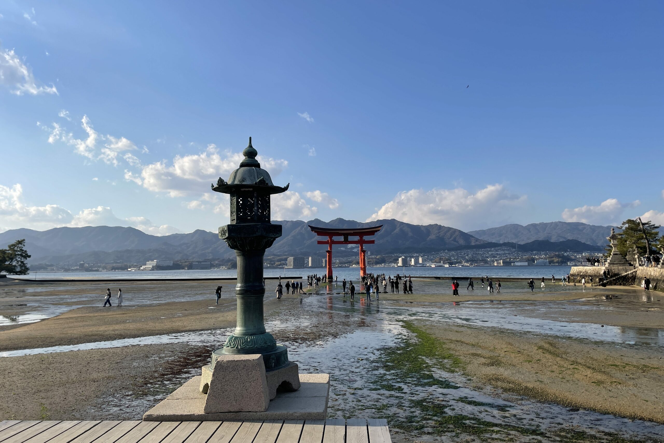 View from Itsukushima shrine